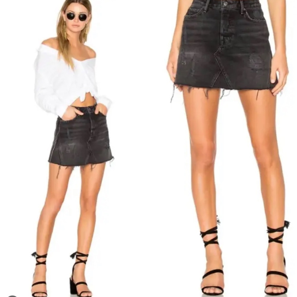 GRLFRND Eva Denim Skirt